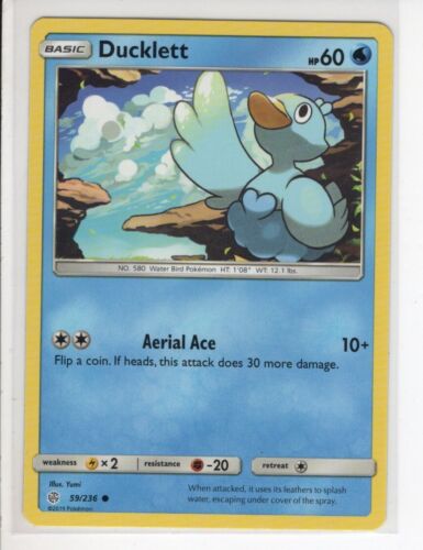 DUCKLETT COSMIC ECLIPSE SET POKEMON CARD 59/236 NM/M - Picture 1 of 1
