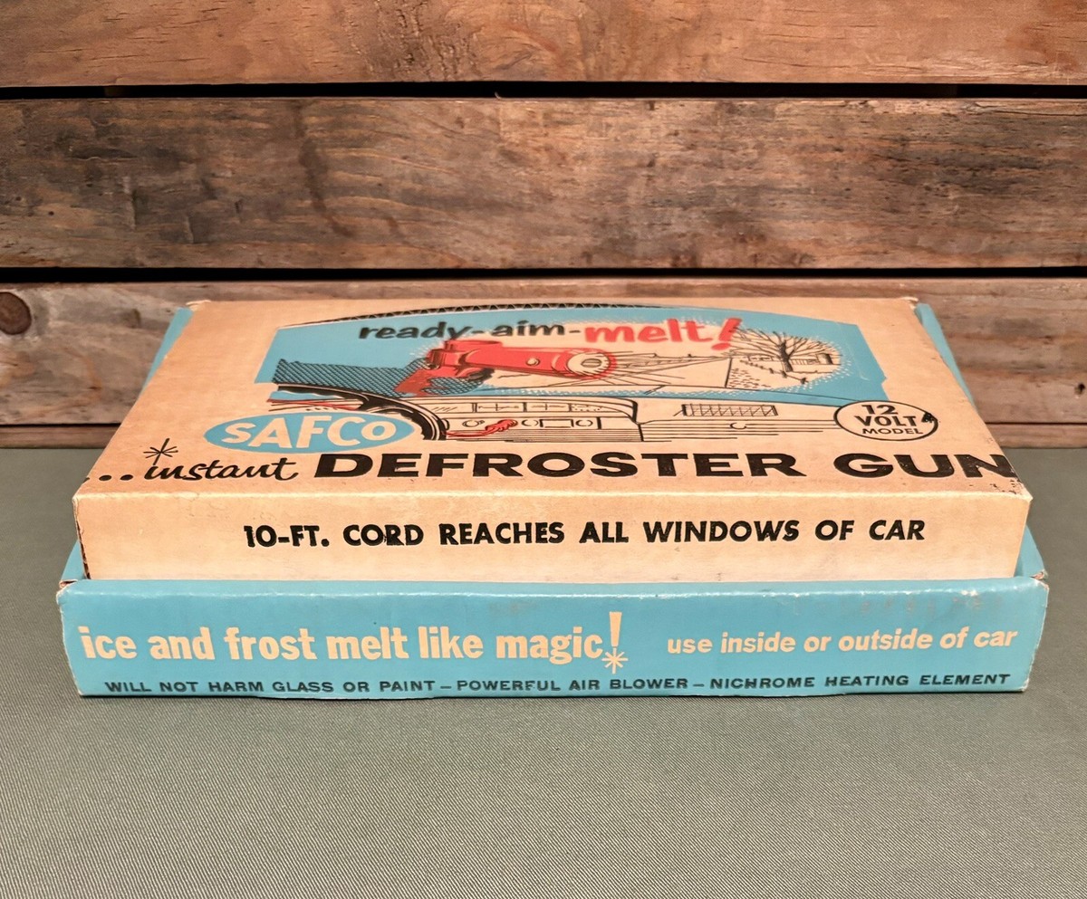 Vintage (NOS) SAFCO Instant Defroster Gun In Box Made Chicago USA 
