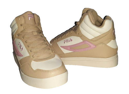 Fila Women's Everge Sneakers Gardenia/Semolina/Coral Blush Size 7 - Picture 4 of 12