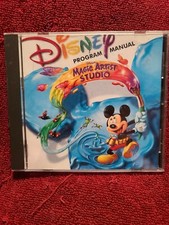 Shelf00N tested VINTAGE PC GAME/SOFTWARE disney program manual- magic artist stu