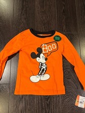 Disney Mickey Mouse Halloween Skeleton 2t or 3T Long sleeve T shirt