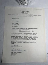 1959 ROOTES MOTORS INC. The Rootes Group SIGNED Letter by Herbert Gallus