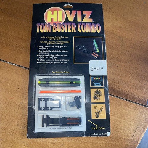 HIVIZ Combo Pack, Front and Rear Sights (Fits Shotguns with Vent Ribs