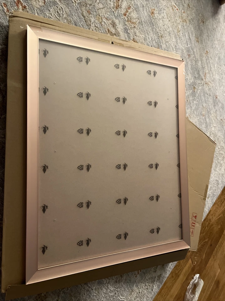 Marco de fotos 16x20 rosa, 16 x 20 marcos de fotos con paquete de 2 plexiglás HD Foto 2 de 3