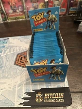 (1) Sealed Pack 1995 TOY STORY Panini Italy Sealed Trading Card/Stickers
