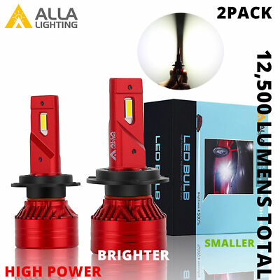 LED Headlight Low Beam Bulbs For 2004 2005 2006 Hyundai Elantra w/ Short Fan