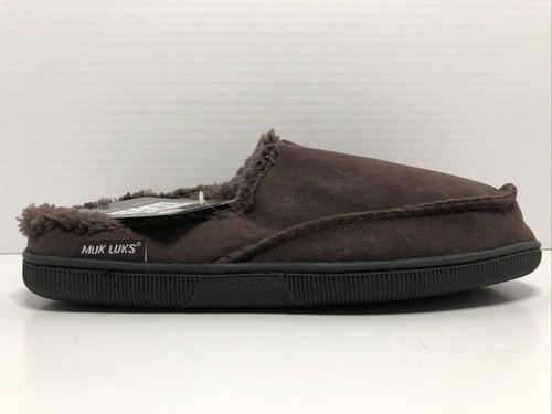 Muk Luks Clog Slippers Brown Small Size 8-9 - Picture 5 of 11
