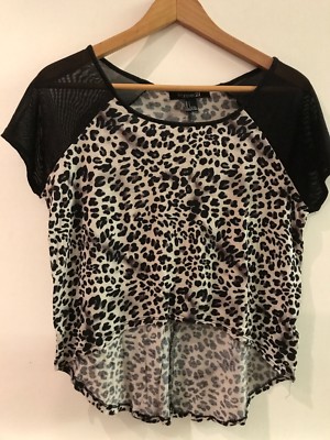 forever 21 animal print top