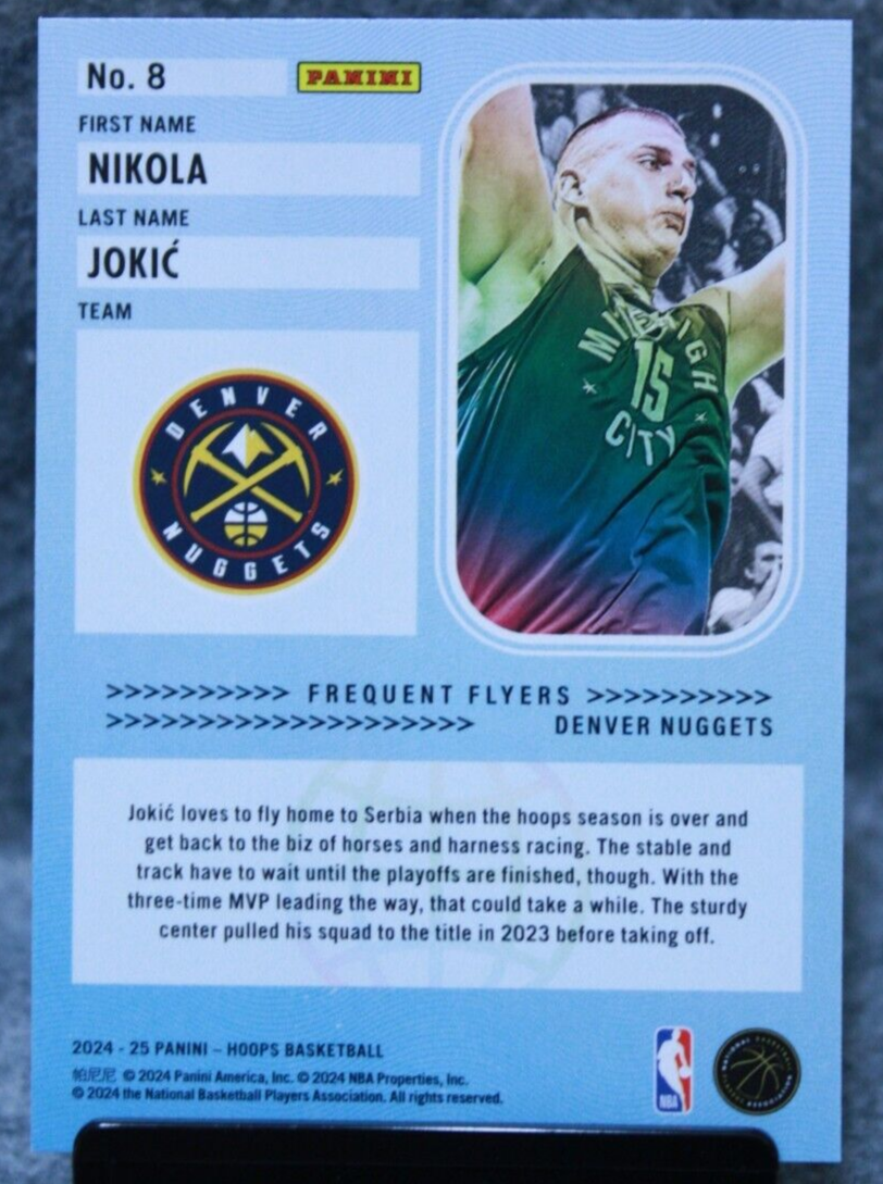 Nikola Jokic 2024-25 NBA Hoops Frequent Flyers #8 | eBay