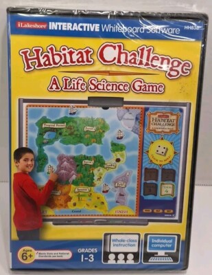 Habitat Challenge Science Interactive Whiteboard (CD-Rom) Lakeshore Grade 1-3 