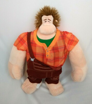 Disney Store Wreck It Ralph Plush Soft Doll Toy Ralph Breaks The