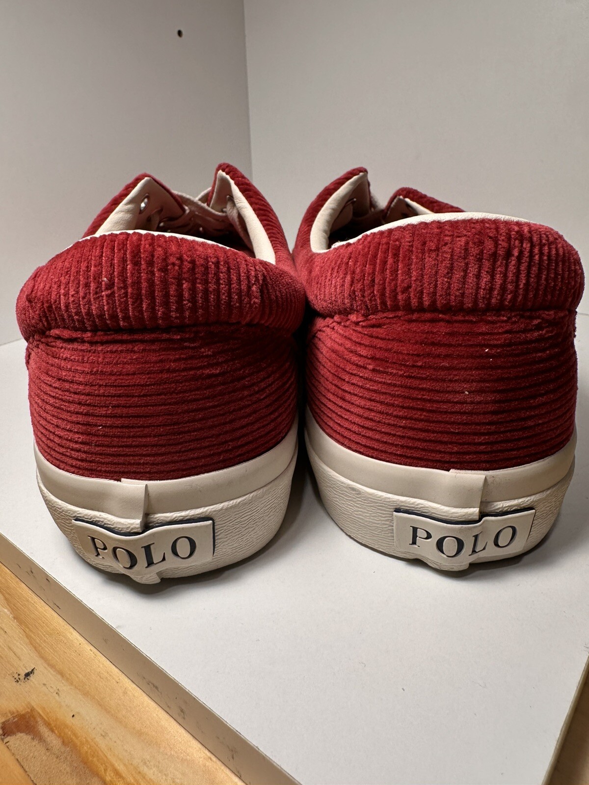 Sneakers Polo Ralph Lauren Keaton Pony da uomo in velluto a coste e tela taglia 11