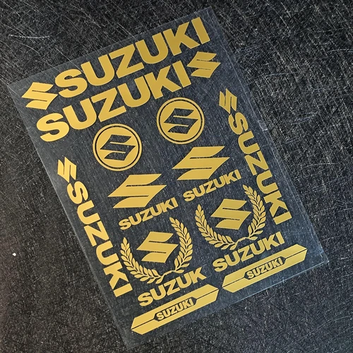 SUZUKI Motorrad Aufkleber Zubehör Abziehbilder Sticker Roller Heckbox Dekoration - Picture 5 of 12