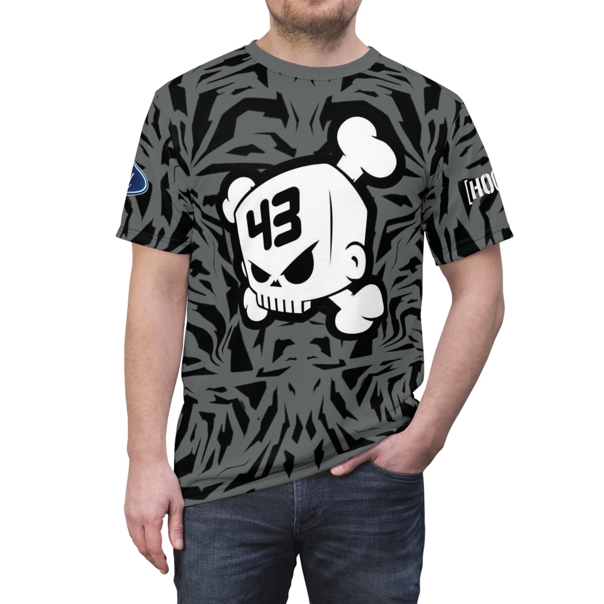 T-shirt Graphique Ken Block 43 - Coton Unisexe - Style Harajuku - Impression Lettres - Pour Hommes Et Femmes