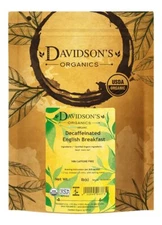 Davidson's Decaffeinated English Breakfast Loose Leaf Black Tea 1 Pound