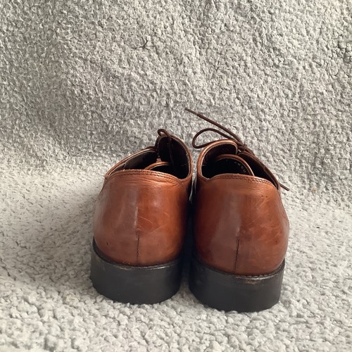 Zapatos Cole Haan Bragano Para Hombre EE. UU. 9AA Cuero Marrón con Cordones Tejidos Oxford Italia - Imagen 5 de 11