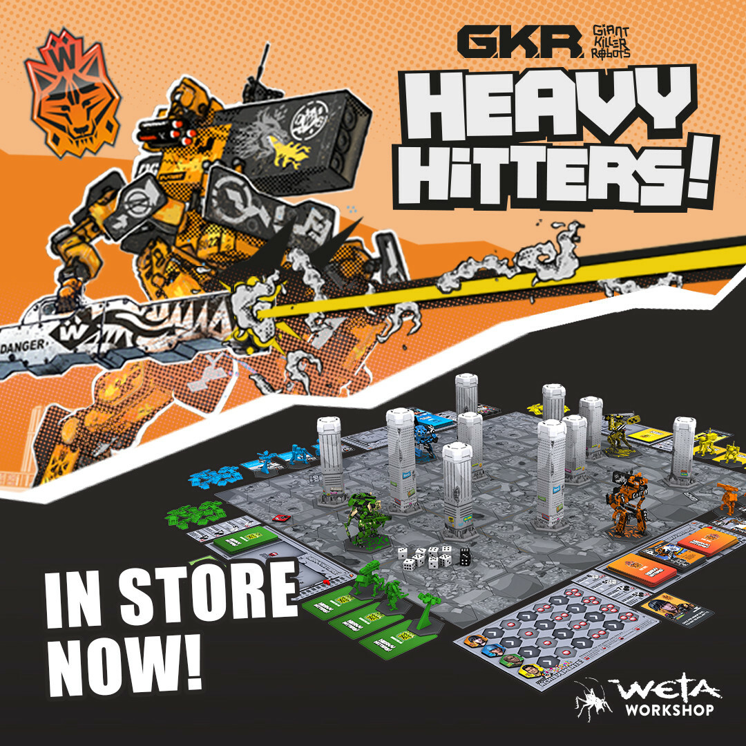 GKR: Heavy Hitters Board Game Giant Killer Robots GKR: Heavy Hitters Board Game Giant Killer Robots