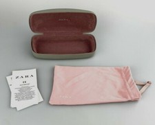 Zara Sunglasses Case  Pouch Only Gray Clamshell Hardcase Eyewear