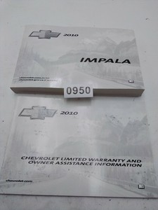 2010 Chevrolet Impala Owner S Manual Ebay