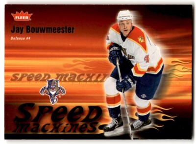 Jay Bouwmeester 2006-07 Fleer Speed Machines #SM13 Florida Panthers