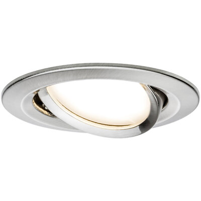 Paulmann 93877 Coin Slim LED Recessed Spotlight 6W Dimmable Brushed Iron