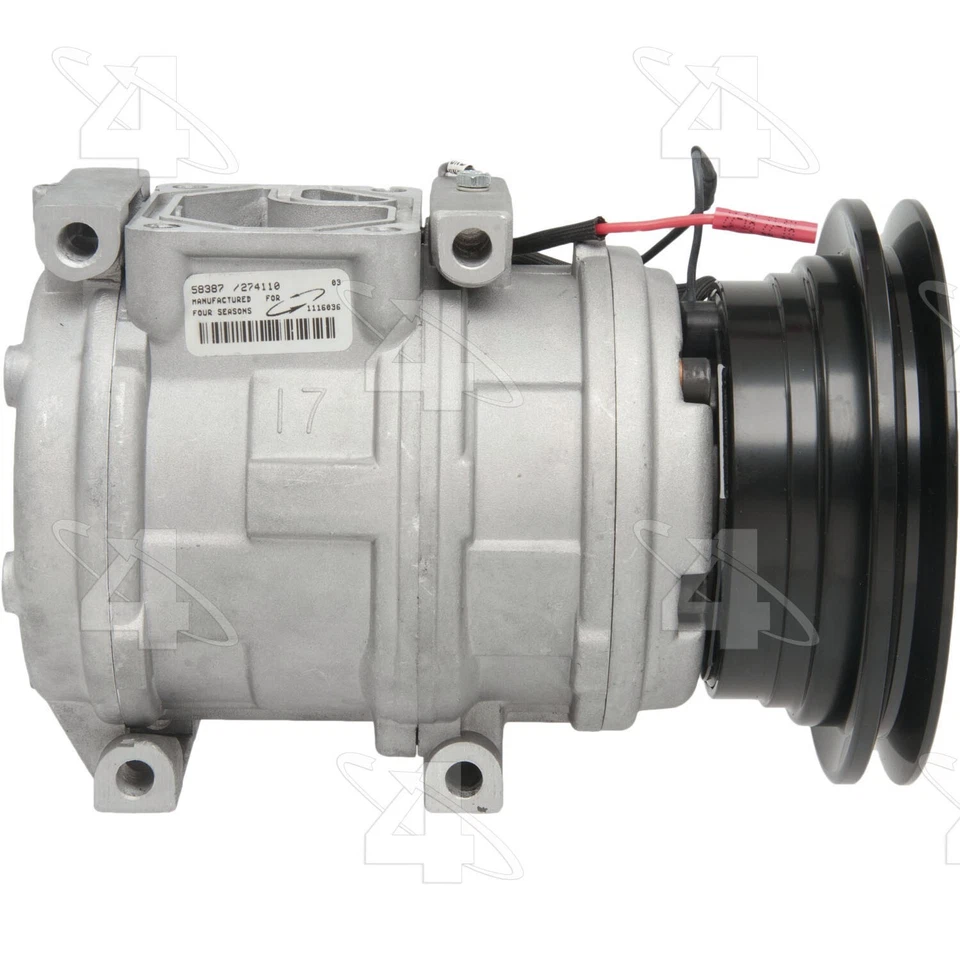 Compresor de aire acondicionado para Mitsubishi Sigma 1989-1990 4 estaciones Foto 4 de 4