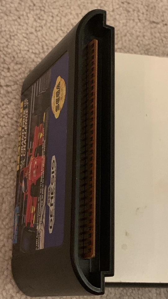 Ferrari Grand Prix Challenge (Sega Genesis, 1993) Cart Only *Tested Working* - Image 4 of 4