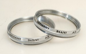 Voigtlander set of two Focar Close-up lenses 0.3 and 0.5 Meter.....Very Nice