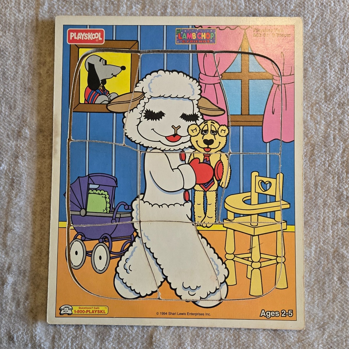 Vintage Playskool Lamb Chop & Friends Playtime Pals 90's Shari