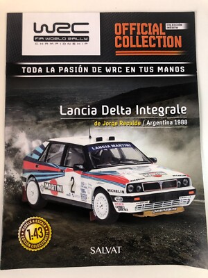 LANCIA DELTA HF INTEGRALE 1988 RECALDE WRC RALLY CAR (SCALE 1/43
