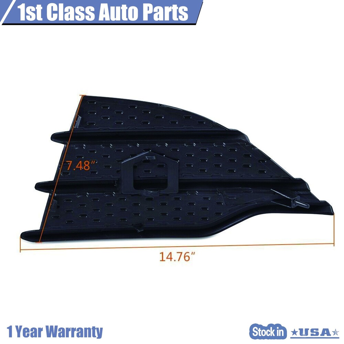 2012 Ford Escape Rear Bumper KARPAL Overlay Full Front Bumper Grille ...