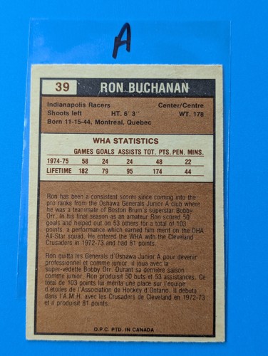 1975-76 O-Pee-Chee WHA Hockey - U-Pick - Picture 78 of 318