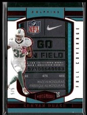2016 Panini Plates & Patches #FC-KD Kenyan Drake Full Coverage Relics Red #/5