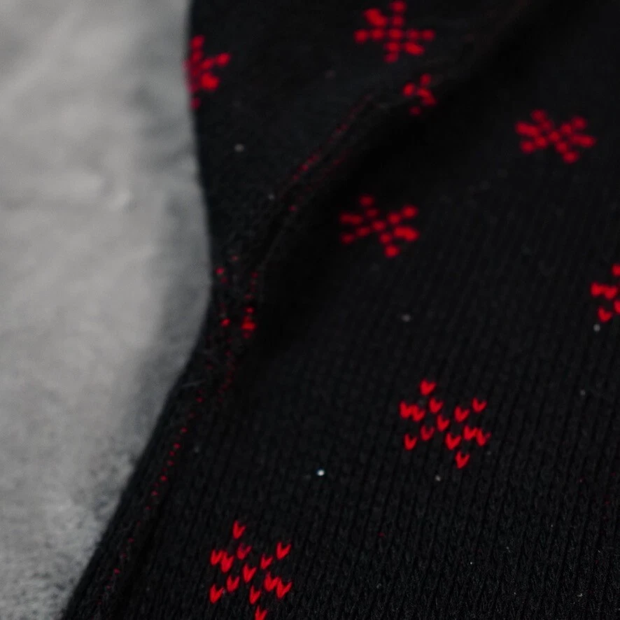 VTG Adele Sweater Womens Large? 42" Black Green Red Ugly Christmas Tree July Bow