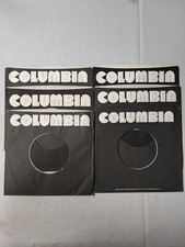 45 RPM 7" RECORD SLEEVES CO. SLEEVE 6 PACK SEE PHOTOS -Columbia SLV18 5
