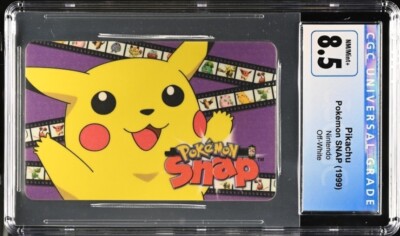 Pokemon SNAP (1999) Pikachu Nintendo Off-White CGC NM