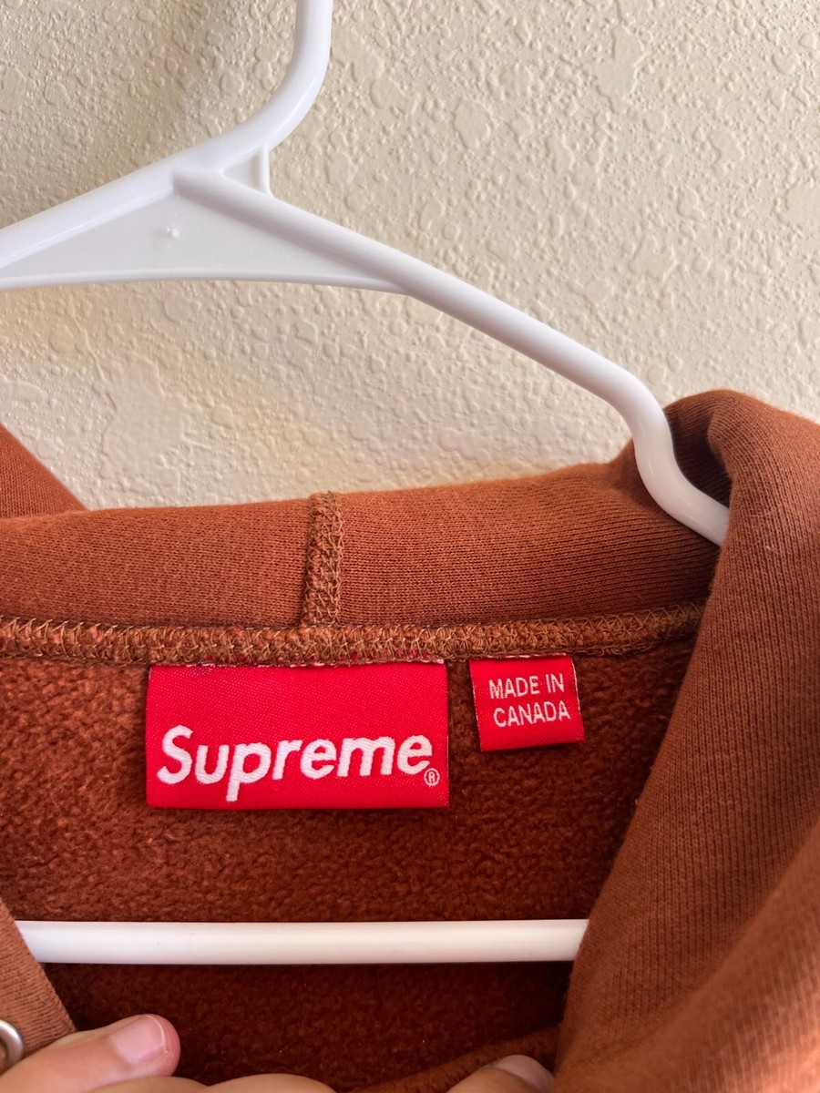 トップス Supreme Box Logo Hooded Sweatshirt Rust Supreme Box Logo Hooded Sweatshirt (FW17) Rust Men's - FW17 - US