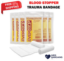 EverStop Primeros Auxilios Tapón de Sangre Compresa Multiusos Vendaje para Heridas Apósito