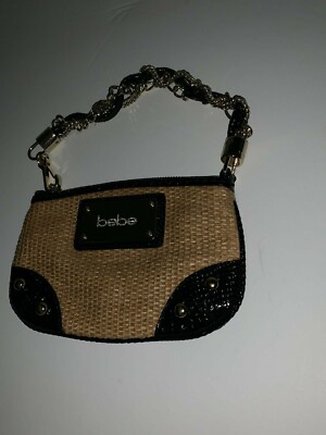 Sac à Main Bebe Femme à Bandoulière Doré Avec Cordelette - Petit Modèle élégant