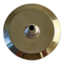 3" Tri Clamp Flat Lid with Showerhead Welded Inside - Spool Cap in 1/4" MNPT