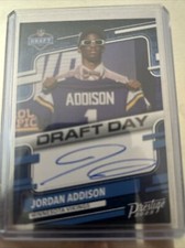 2023 Panini Prestige Football Jordan Addison Draft Day Auto RC