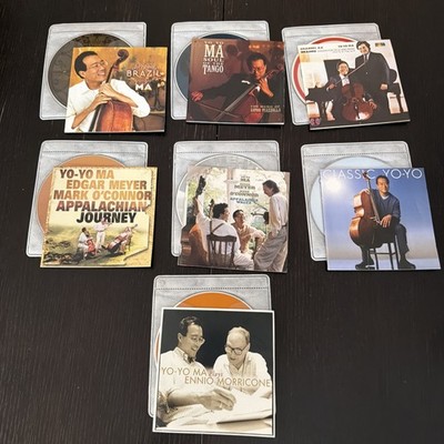 YO YO MA CD Lot X 7 - Classic, Appalachian , Brahms, Brazil, Tango, MORRICONE