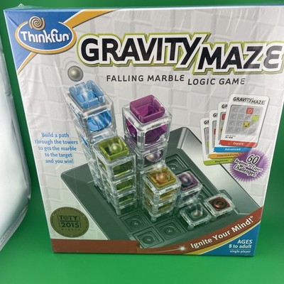 Thinkfun Gravity Maze Falling Marble Logic Brain Game For Ages 8 & Up NEW SEALED