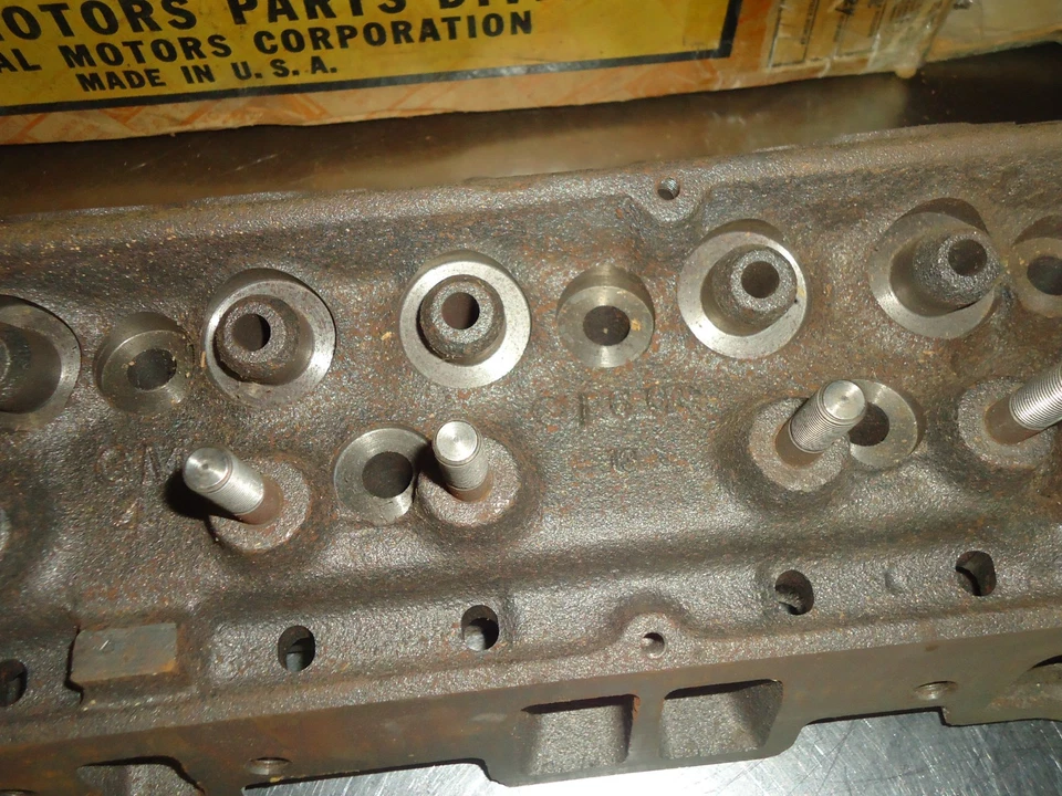 New NOS GM Cylinder Head 3731554 Date I66 1957 Chevrolet Chevy Bel Air 283 V-8 - Image 4 of 4