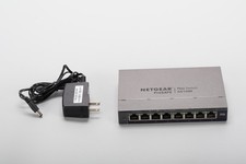 Netgear GS108E Prosafe Plus 8 Port Gigabit SmartManaged Switch With Power Supply