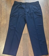 NWT GEORGE mens performance dress pants SIZE 40x30 COLOR NAVY CP2