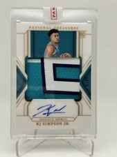 KJ Simpson NT RPA /20 Rookie Patch Auto 3 Color Hornets SSP INVEST RC
