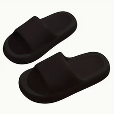 Stylish EVA platform slippers, soft, comfy, and perfect indoors or outdoors.