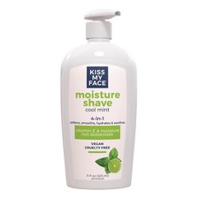 Cool Mint 4 in 1 Moisture Shave Kiss My Face Shaving Cream 11 oz