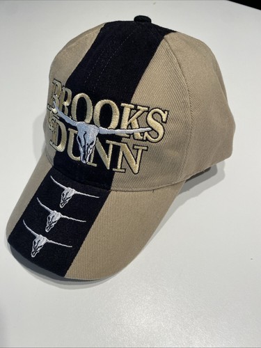 Vintage Brooks & Dunn Band Tour Concert Adjustable Strapback Hat Baseball Cap